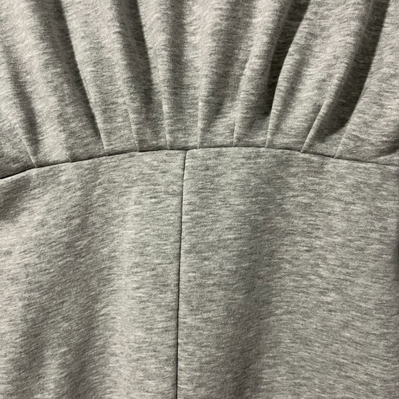 Top Shop Hooded Sweatshirt Dress modern mini or above knee size 6 grey - Picture 9 of 11